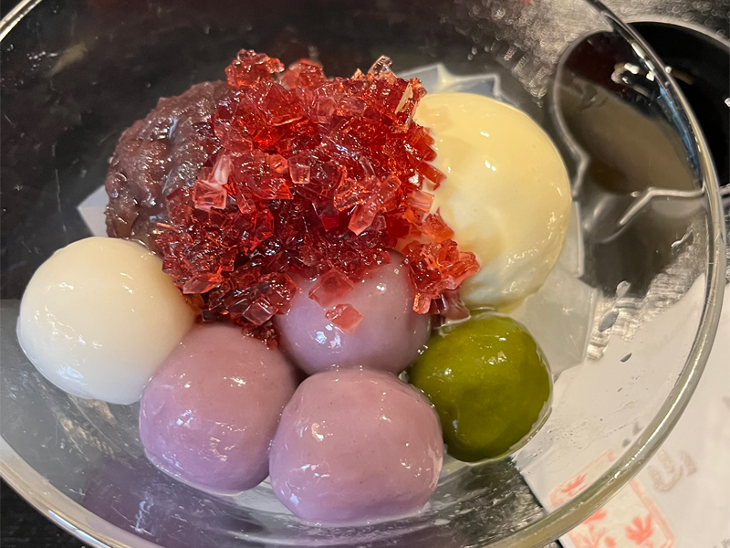 限定クリームあんみつ